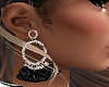 Black Tassles Earrings