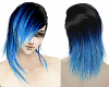 ~Y Blue On Black Hair