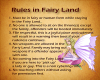 Poster-FairyLand Rules