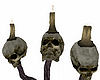 Skulls Candlestick