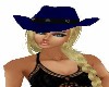 COWGIRL BLUE HAT