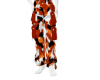 Orange Cargo Pants