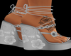 Grey Summer Wedges