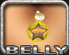 Gold Glitter Belly Jewel