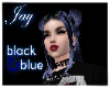 Black & Blue hair