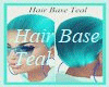 base teal hair style