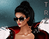 TRZ- Red Fur Jacket