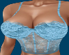lacy blue corset