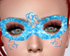 Blue Carnival Mask