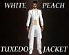 White Peach Tuxedo Jacke