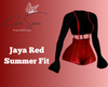 Jaya Red Summer Fit