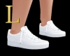 Ⓛ  White Tennis Shoes