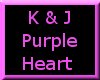 K&J PurpleHeart Sticker