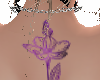 PurpleFlower Back Tattoo