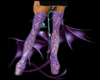 Purple Splatter Boots