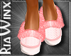 Pink Furry Slippers