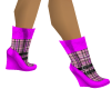 Spring Plaid Boots? pink
