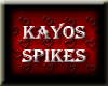 [K] Kayos R Arm Spikes