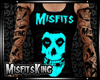 Misfits Tank Top Aqua