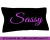 Sassy's  pillow
