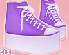 S. Purple AllStar Shoes.