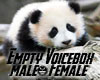 Empty Voice box M/F