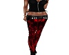 pantalon rouge femme