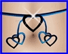Blue Hearts Belly Chains