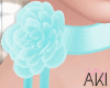 Aki Flower Choker BL