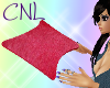 [CNL]Red furry pillow