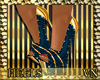 VN Blue&Gold Diva Heels