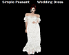 S/Peasant Wedding Dress
