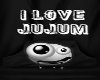 [C] I ♥ JuJum Blk F