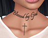 Blessed By God Tattoo