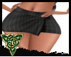 Pinstripe Overlap Skirt