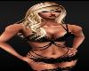 Black Glitter Lingerie TOPS Sexy Blondes Dancers