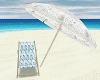 Beach Umbrella White