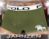 J* Polo Boxer Lime