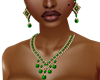 Emerald Earring&Necklace