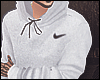g. white hoodie