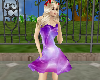 (Fe)Purple short dress