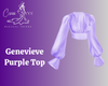 Genevieve  Purple Top