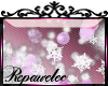 *R* Lilac Snow Sticker