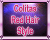 Colitas Red Hair Style
