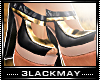 .:3M:.Black Bronze Heels
