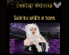 NINA Sabrina white bow
