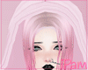 p. pink hair + hoodie