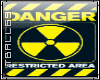 Danger sticker