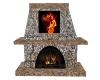 Hot Girl Fireplace