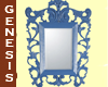 Blue Antique Mirror